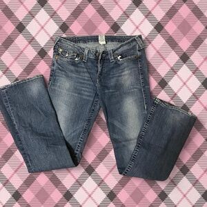True Religion Women's Boot Cut Jeans in Blue